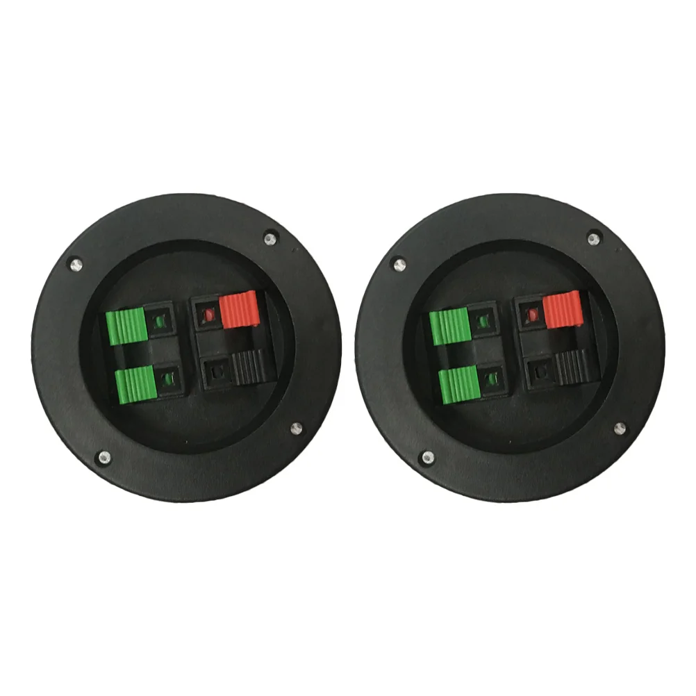 

2 PCS Practical Replacement 4-way Speaker Box Loudspeaker Terminal Cup Terminal Binding Post