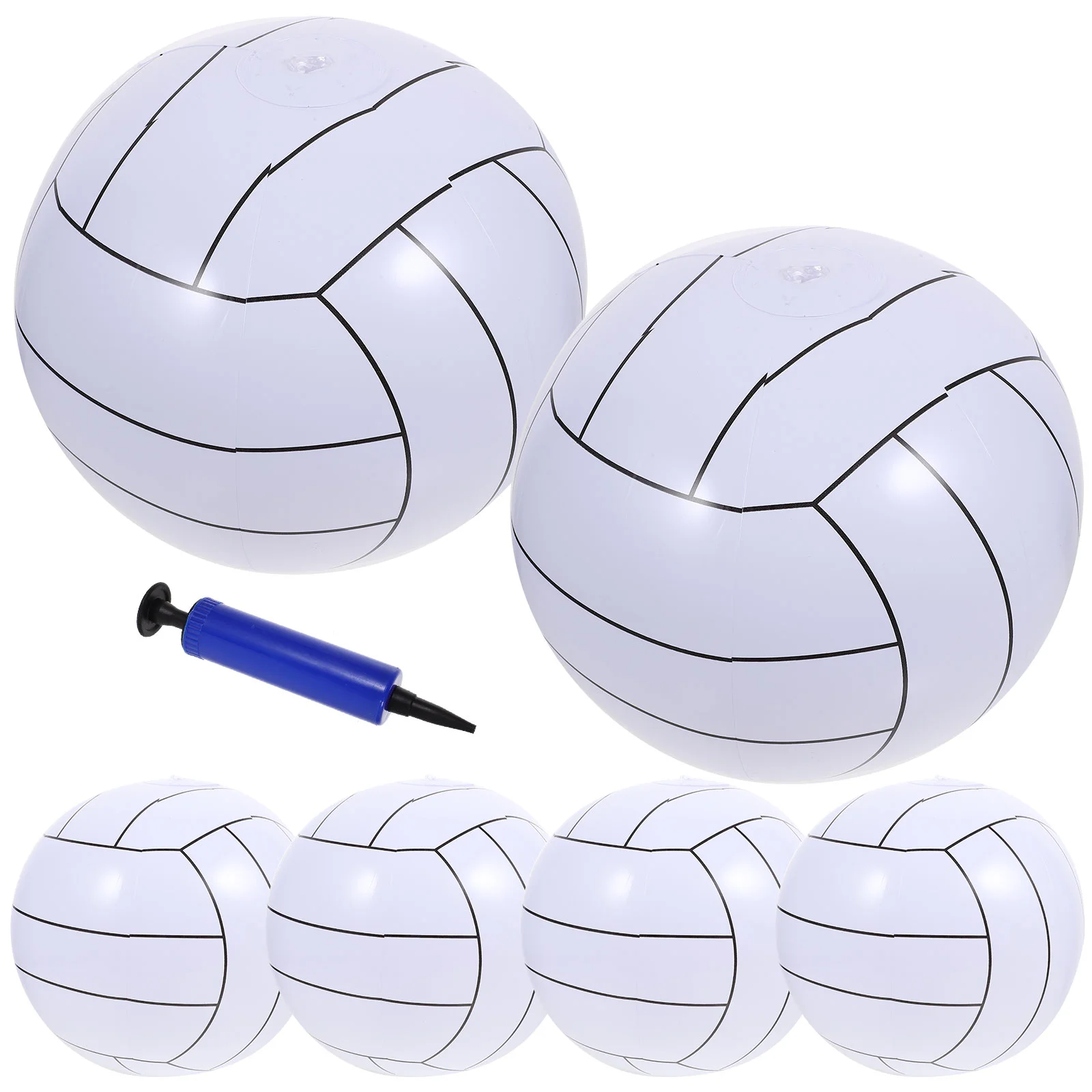 

Inflatable Beach Ball Decorative Outdoor Balls Volleyball Pool Toys Pvc Swimming