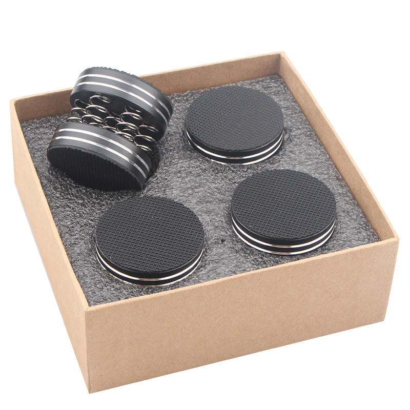 

4PCS HiFi Audio Foot Pad Aluminum Alloy Spring Shock Absorption Speaker Equipment Spike Foot Nail