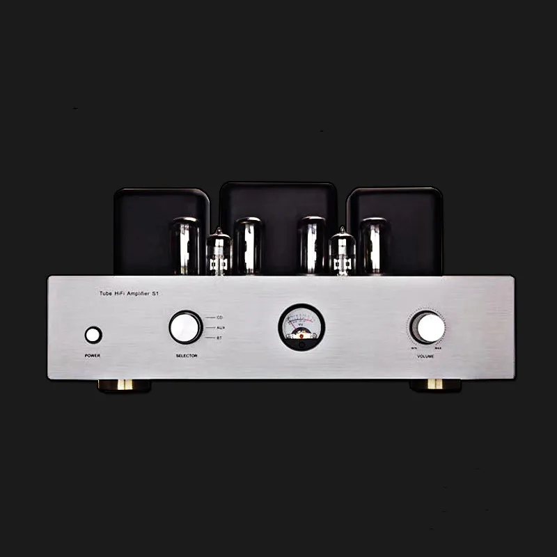 Фото Усилитель мощности Huayu S1 JRC5532 BT5. Ламповый Hi-Fi усилитель 0 6n2 4p1s, 10Вт+10Вт, 4-8 Ом №2