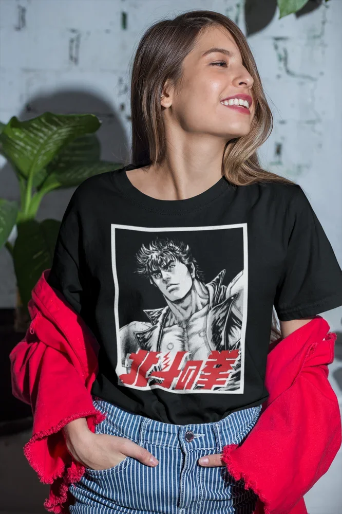 Футболка с изображением кулака Северной Звезды-Hokuto no Ken-Kenshiro-японское аниме