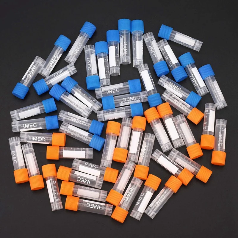 500 шт. 1 8 мл пластиковая мерная криофлазная испытательная трубка 0 063 унции пробная