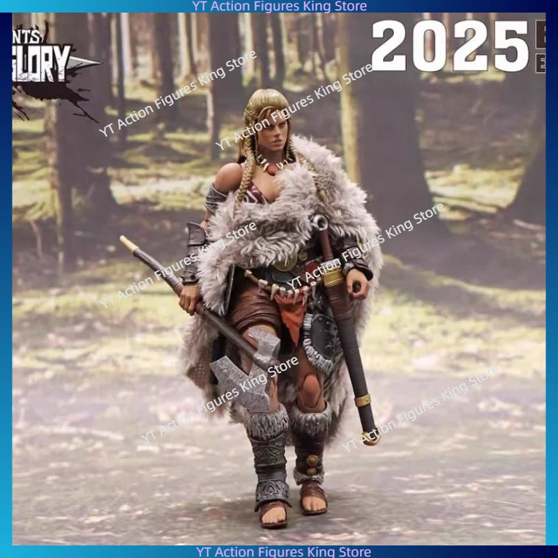 Фото В наличии: Фигурка XesRay Fight for Glory 1/12, эксклюзивное издание к мероприятию 2025 года, Золотая Хильд, 6 дюймов, аниме-модель для подарка №2