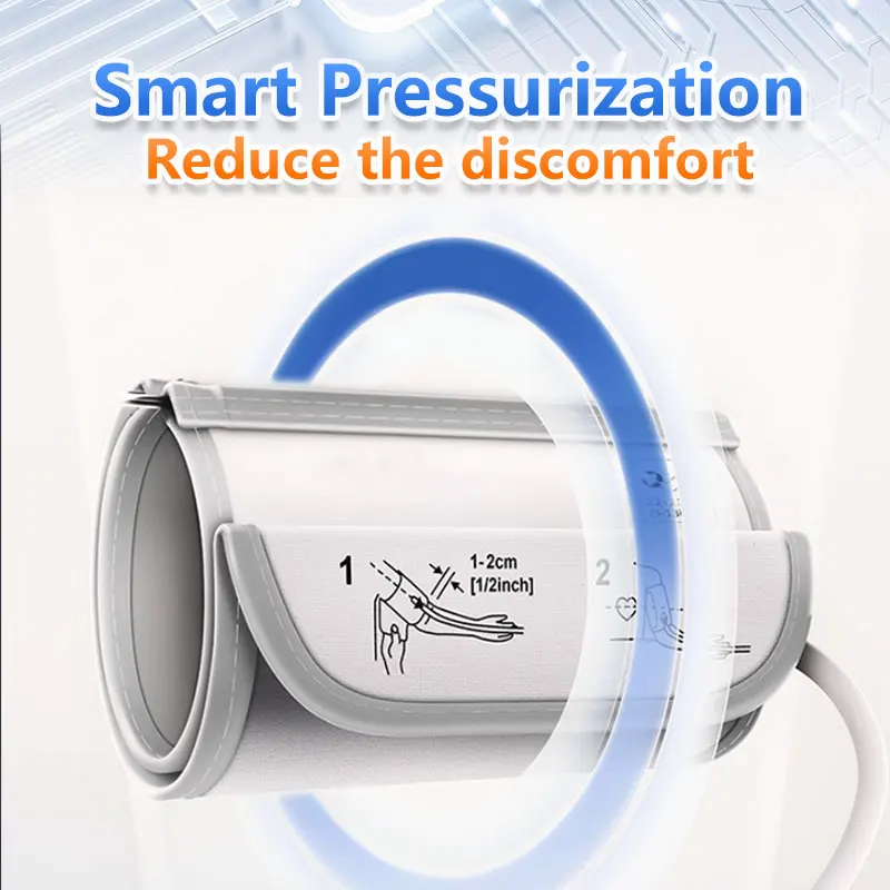 Автоматический тонометр WF цифровой Сфигмоманометр с подсветкой диапазон