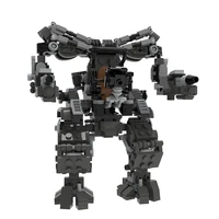 moc matrixed robot combat weapon classic movie building blocks assembled model moc 91373 black robot bricks toy children gift