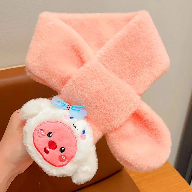 Шарф-петля с перекрестием зимний мужской и женский утолщенный холодный теплый