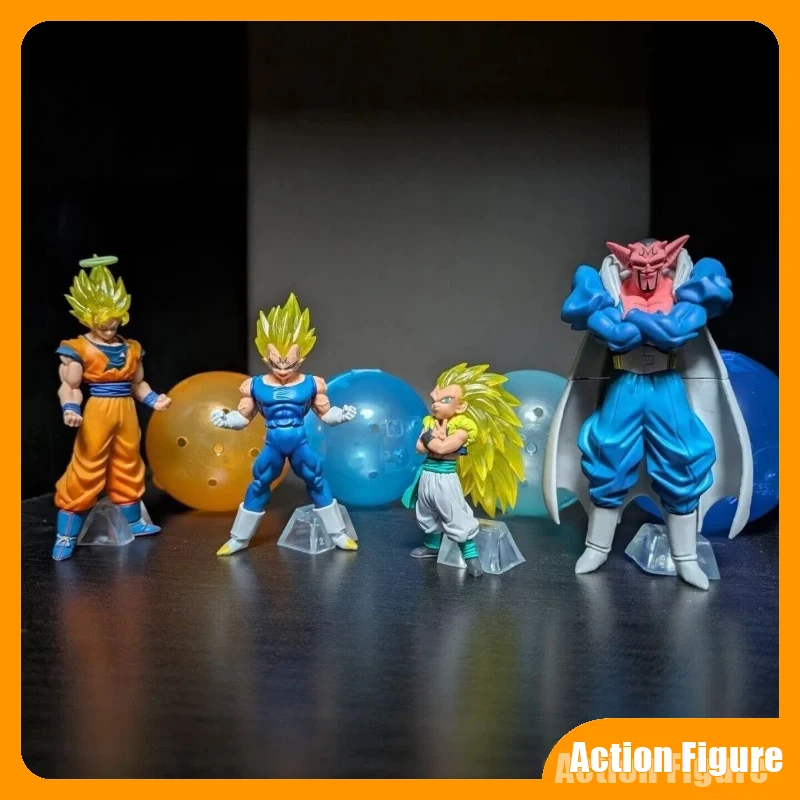 Фото Оригинальная игрушка-гашапон Bandai: высококачественная фигурка Dragon Ball 04 Majin Buu Saga, капсульная игрушка, украшение, модель аниме-фигурки, подарки №4