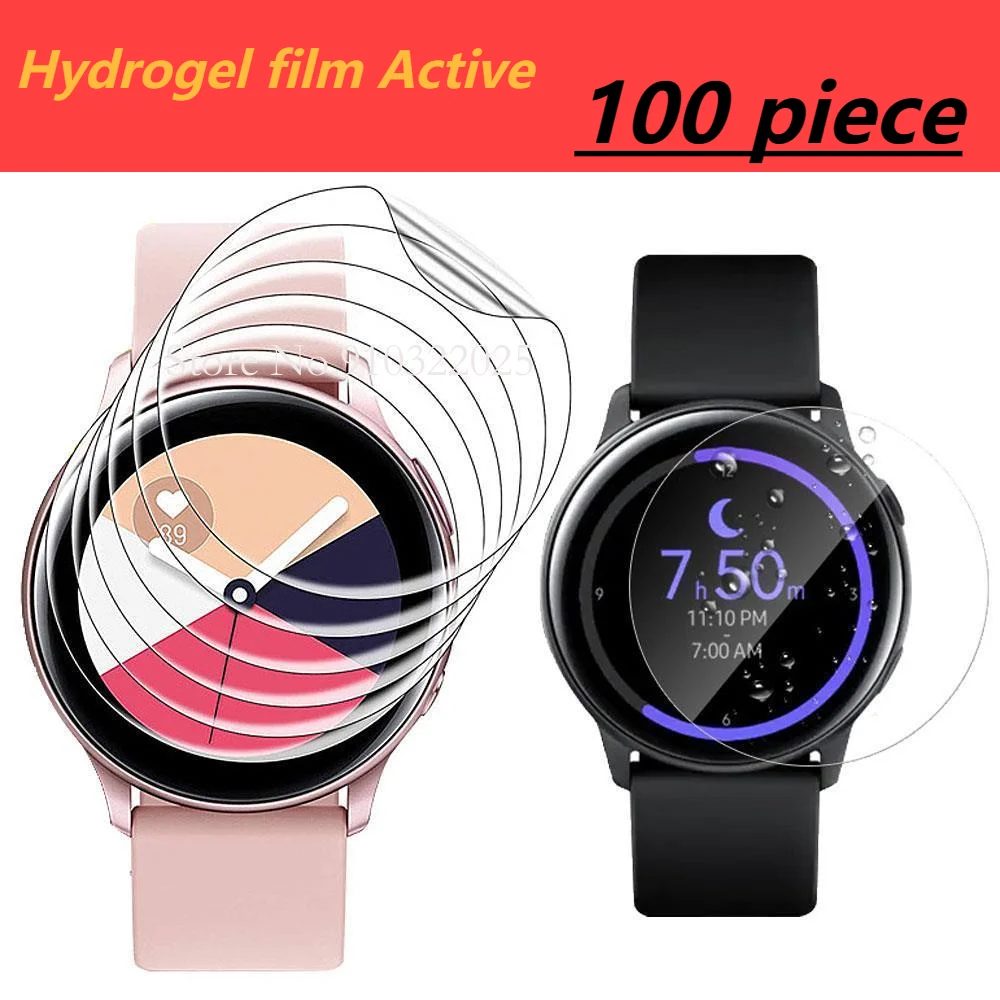 

100 шт. Гидрогелевая пленка для SamSung Active 2/1 44 мм Gear S3/S4 ультратонкая мягкая защита для экрана Galaxy Watch 4/classic/3 46 мм 45 мм