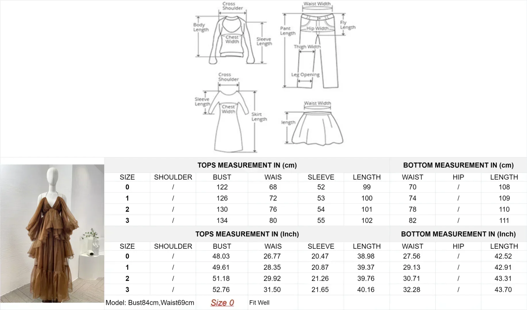 2024 кофейно-коричневый цвет высококачественные асимметричные блузки с лямкой на