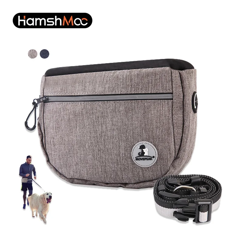 

Поясная Сумка HamshMoc 2 в 1 для дрессировки собак, уличная Интерактивная сумка для обучения питомцев с автоматическим отскоком, для всех домашн...