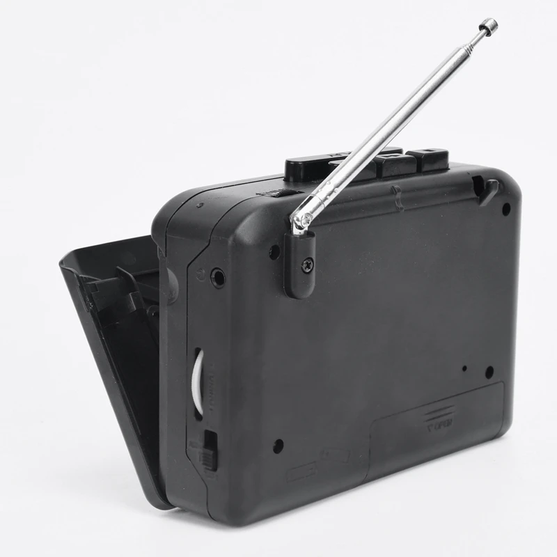 Портативный проигрыватель кассетной ленты Walkman встроенный динамик AM/FM-радио с 3 5