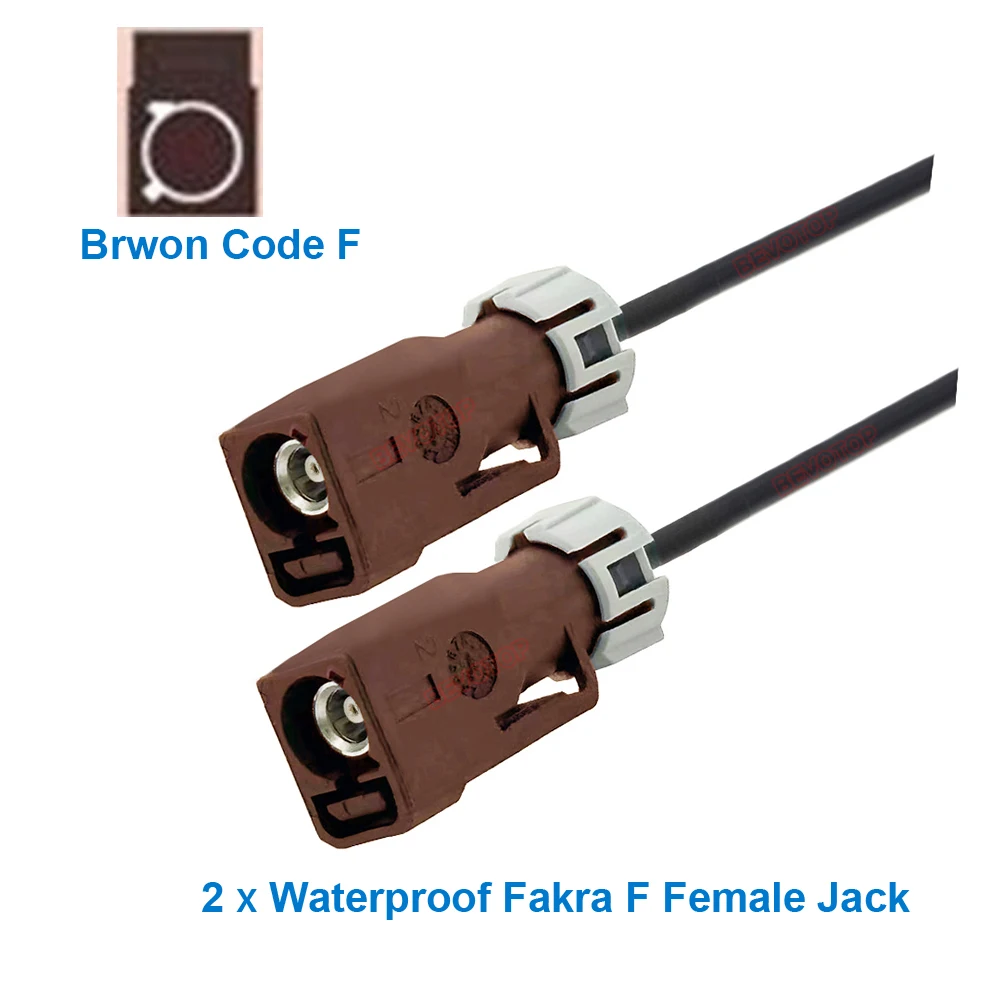 1 шт. водонепроницаемый разъем Fakra A/B/C/D/F/G/H/I/K/Z мама-мама автомобильный видеоразъем