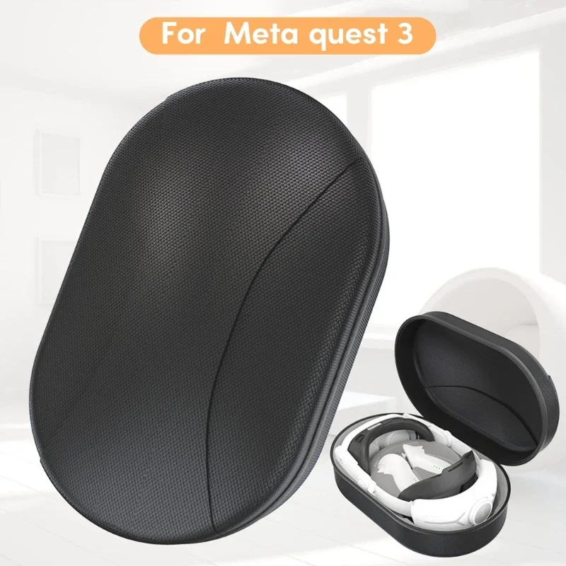 

Travel Carrying Case for Quest3 Glasses Gaming Headset Controllers Device Accessories Shockproof EVA Storage Bag