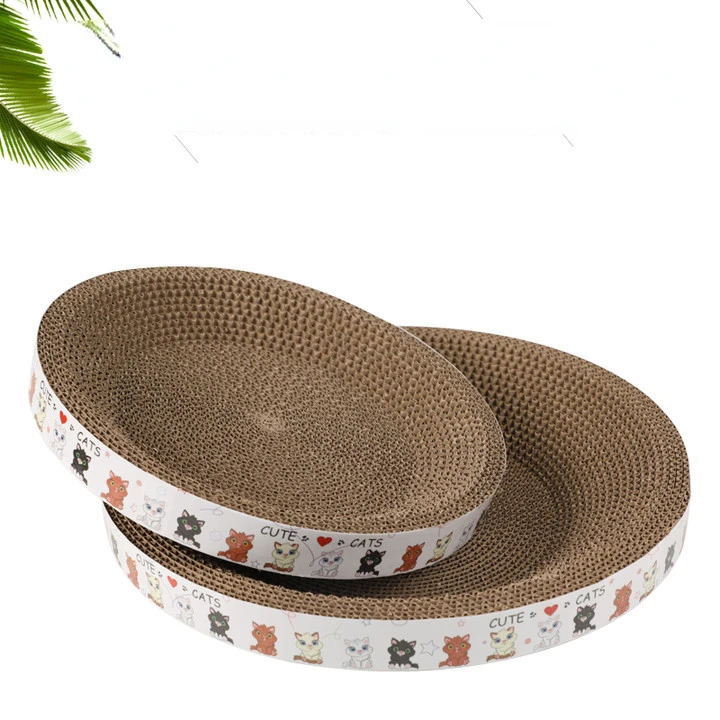 new product bowl shaped corrugated cat scratch board, large cat toy, scratch resistant, non shavings cat litter cat products