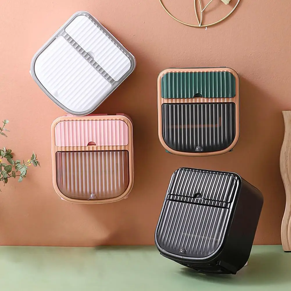 

Bathroom Layer Capacity Waterproof Paper Large Container Household Tissue Wall-mounted Double Supplies Box Towel