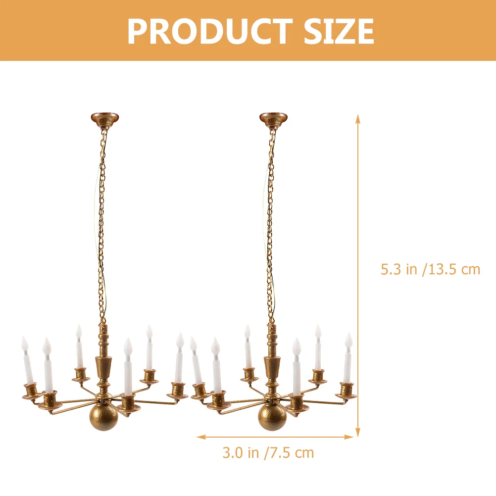 Модель люстры песочный стол декоративная лампа мини-потолочная миниатюрная