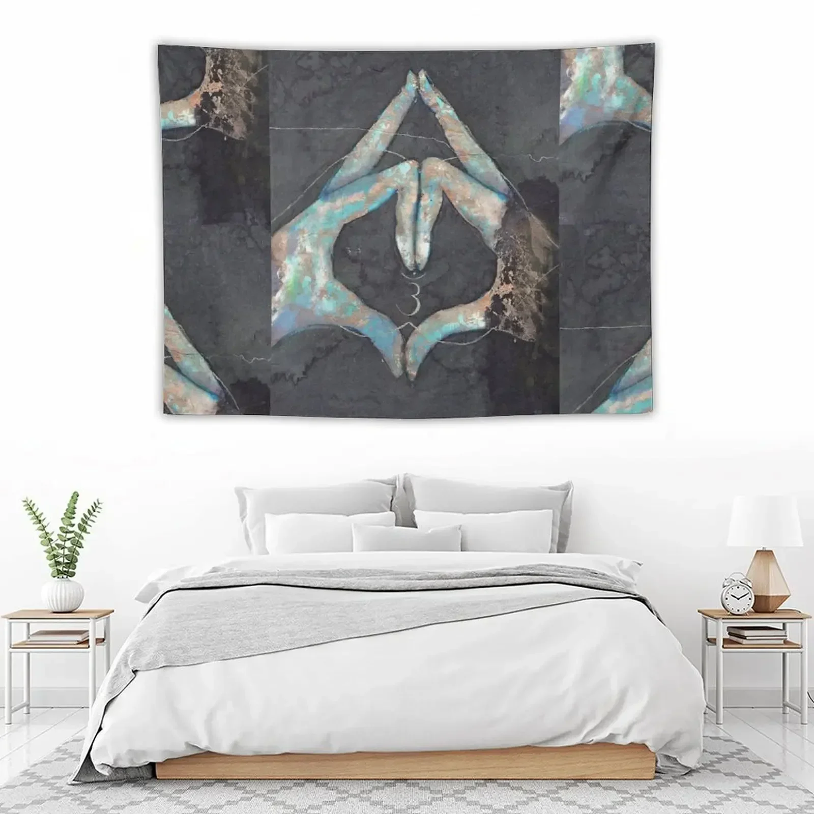 Ajna-третий глаз чакра мудра гобелен украшения дома подстилка для детской эстетики