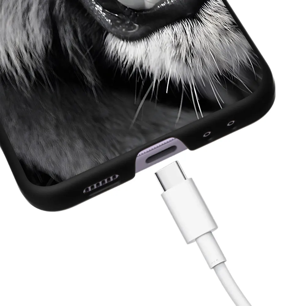 Чехол Lion Tiger Beast King Wolf для Samsung Galaxy Z Flip6 Flip5 черный чехол мобильного телефона Flip 5 6