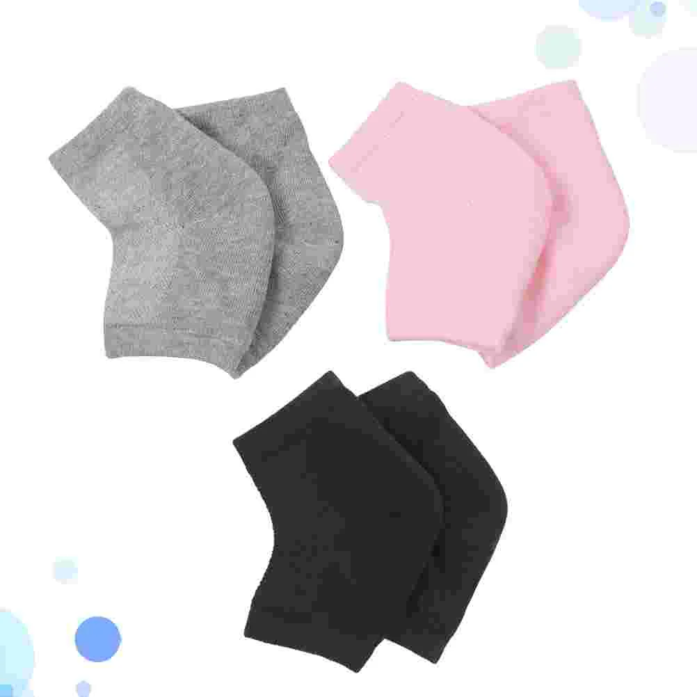

3 Pairs Breathable Socks Moisturizing Gel Ankle Unisex Moisture Absorption Men Women