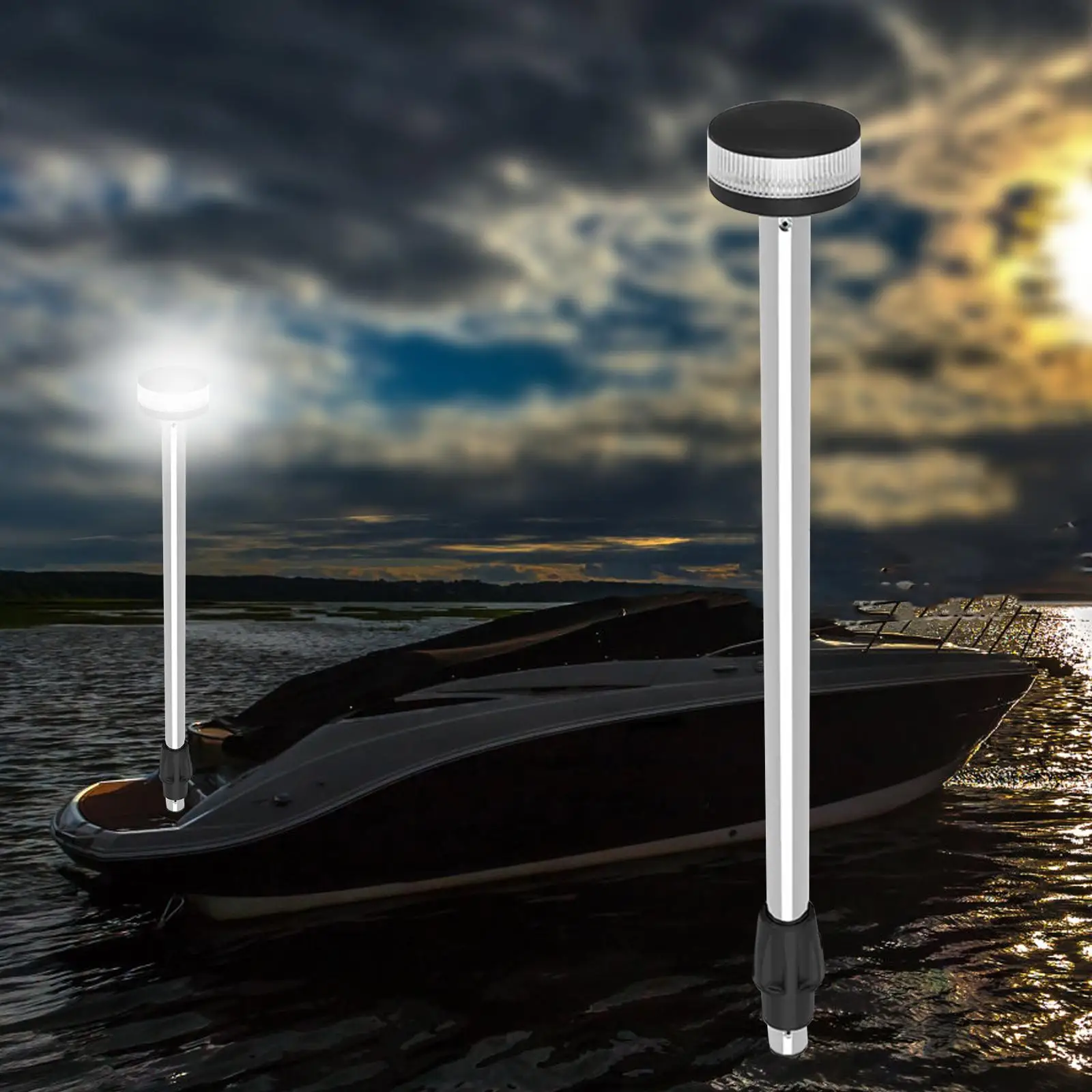 Светодиодные кормовые фонари для лодок белого цвета 12 В навигационные кормов