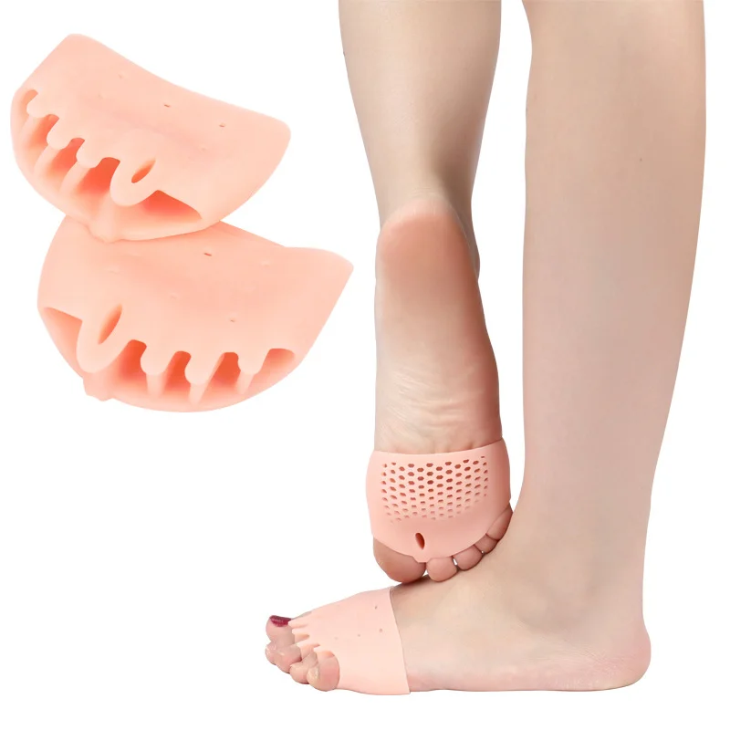 

2pcs Valgus Straightener Orthodontic Foot Toe Braces For Foot Care Silicone Comfortable Toe Braces