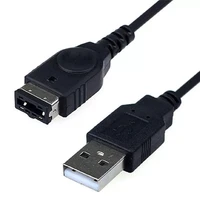 1pc black usb charging advance line cord charger cable forspgbagameboynsds hot sale