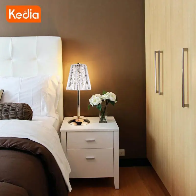 

Hotel Lamp Atmosphere Led Nordic Crystal Rechargeable Crystal Light Acrylic Rechargeable Usb Rechargeable Diamond Desk Lamp