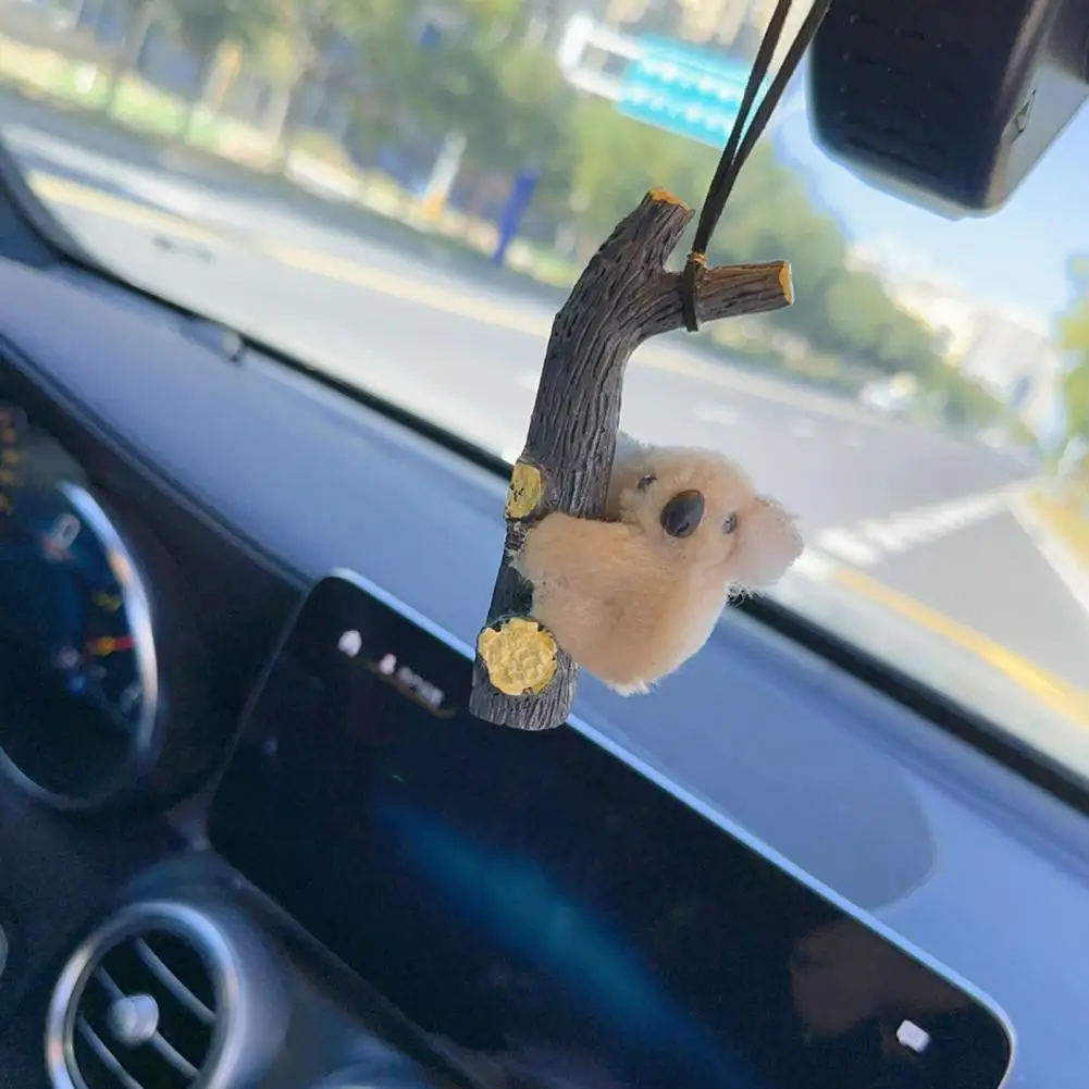 Очаровательная подвеска Koala для зеркала заднего вида с ремешком автомобильный