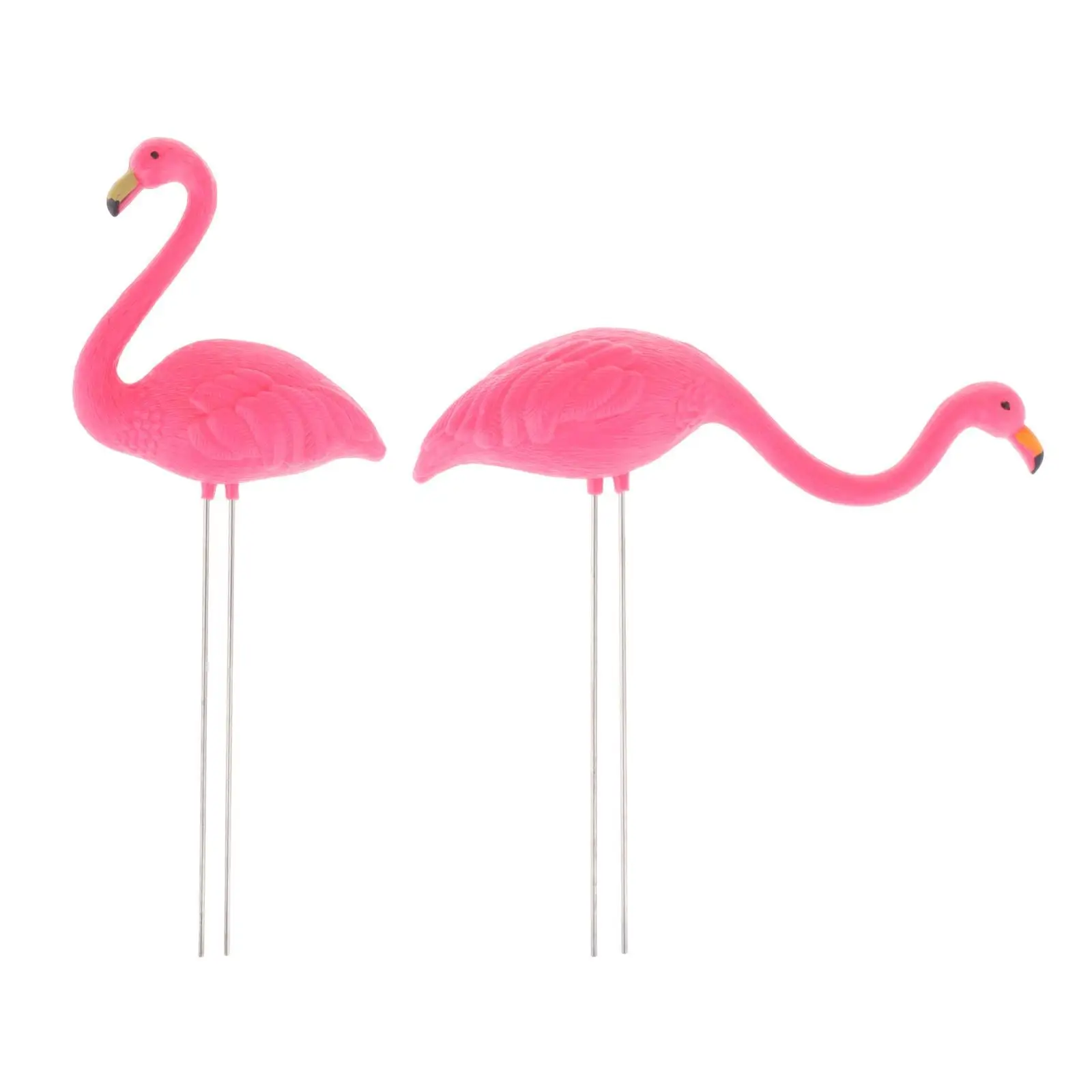 

Flamingo Garden Stake Yard Ornament Statue Figurines Accessories for Home Cakes Topper