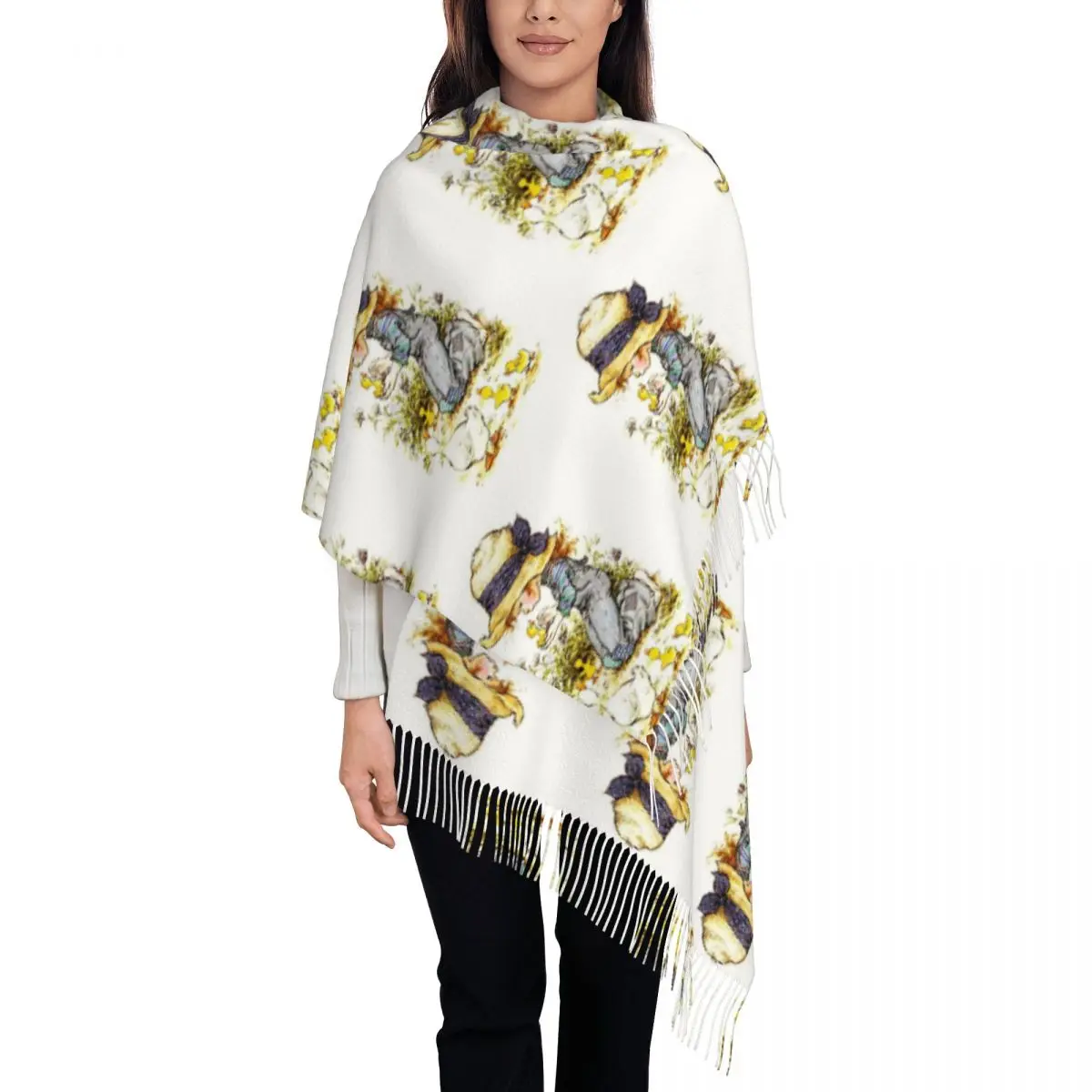 Шарф Сара Кэй с принтом на заказ для мужчин и женщин зимние теплые шарфы шаль