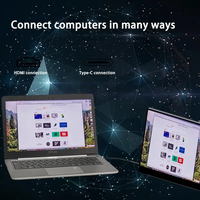 Портативный монитор с 2 5-дюймовым дисплеем для развлечений мобильными