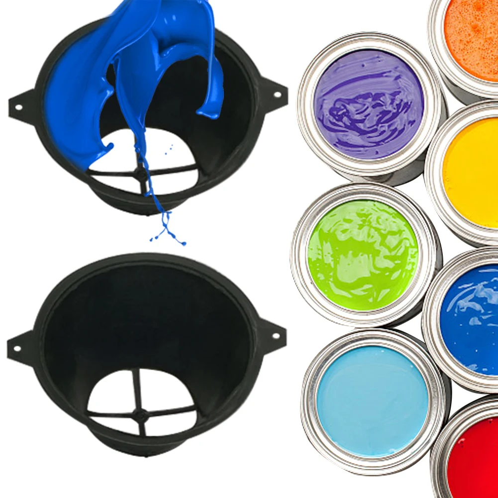 

30pcs Art Craft Reusable Industrial Paint Filter Food Residue Plastic Easy Clean Daily Hand Tool Fine Mesh Universal Funnel