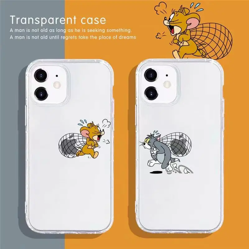 

Cat And Mouse Case For iPhone 13 Case Silicon For iPhone 11 12 13 Pro Max XR 7 8 11 Pro X XS Max Plus Mini Phone Cover