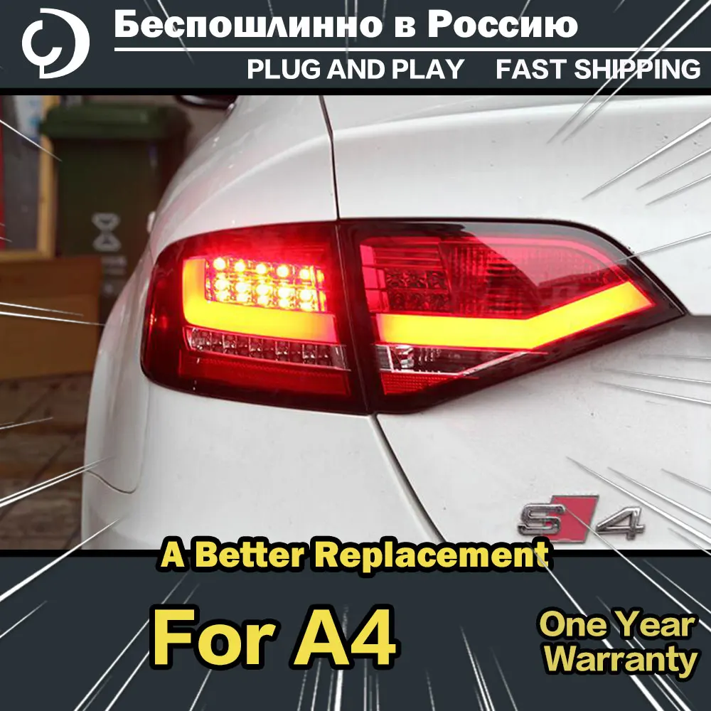 

AKD Car Styling Taillights for Audi A4 B8 2009-2012 A4L LED Tail Light DRL Fog Lamp Tail Lamp Turn Signal Rear Reverse Brake