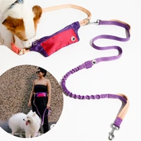 dog leash anti riot chest strap special leash messenger bag nylon belt collar leash pet supplies for medium and large dogs