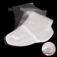 100pcs disposable foot cover transparent film foot cover pedicure prevention of infection and removal of cracked foot cover