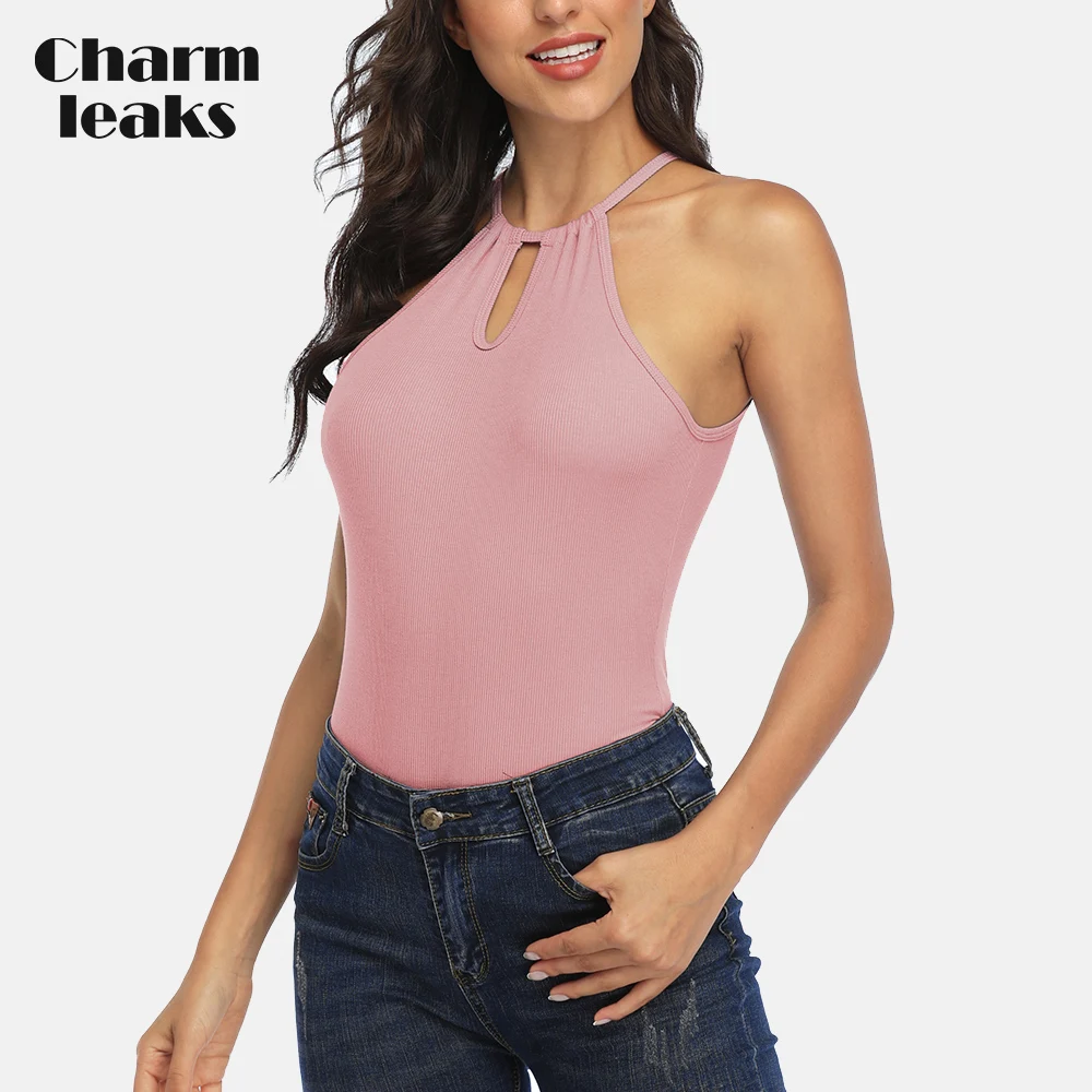 

Женская майка с завязкой на спине, однотонная Базовая майка с вырезами из мягкой искусственной кожи, комплект из 1