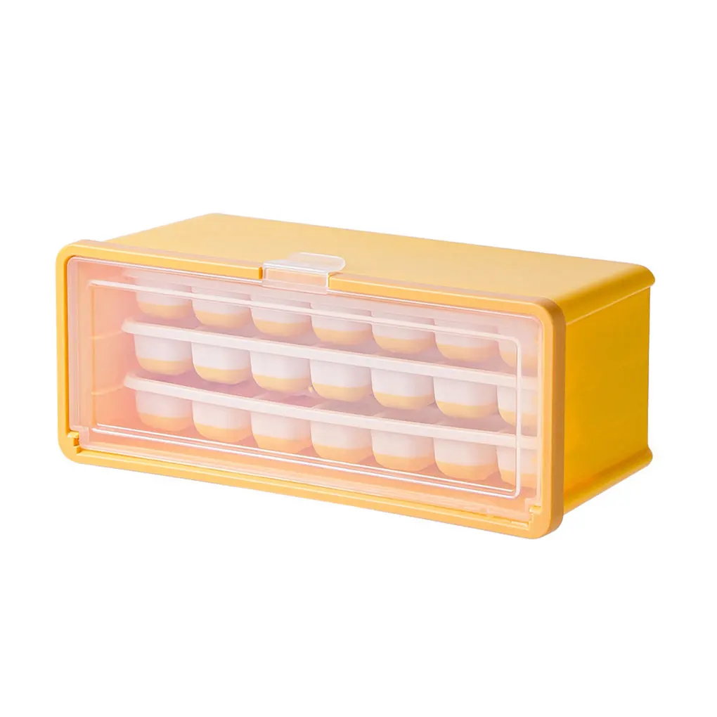 

Silicone PP Ice-cube Mold Household Kitchen Ice Block Tray Accessories
