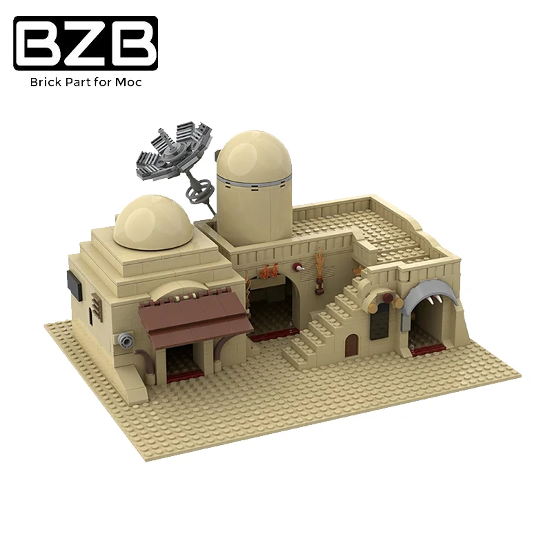

BZB MOC TAT02 Татуировка со звездами, ТАТУИН, Двухслойное здание, Трум 45639, городской дом, строительный блок, модель, кирпичная часть, детская игрушка «сделай сам», подарок
