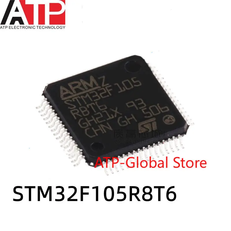 10PCS STM32F105R8T6 LQFP-64 Original spot inventory of microcontroller chips