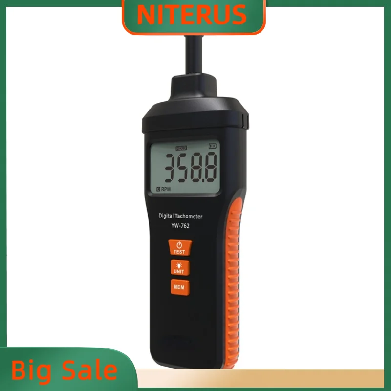 

YW-762J Contact-Type RPM Meter Digital Tachometer