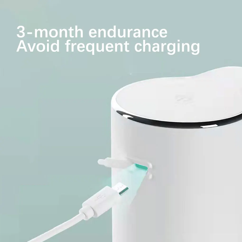 

Automatic Foam Dispenser Portable IPX5 Waterproof Battery Operated Rechargeable 800mAh Infrared Sensor Dispensers