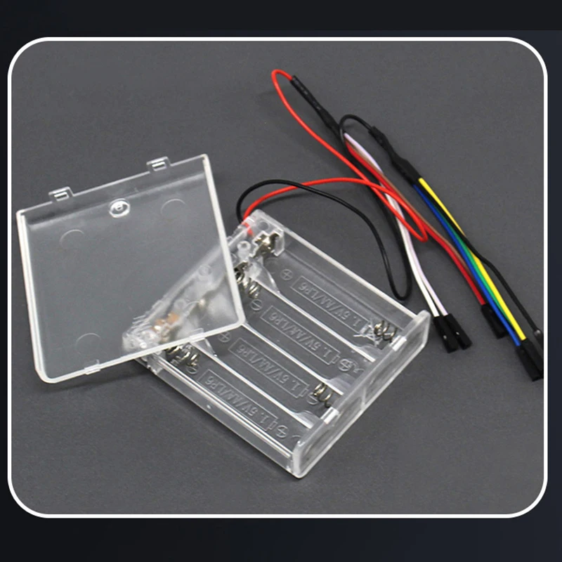 DIY Circuit Power Различные провода Держатели батарей для 5-батарей типа АА для проектов производителя STEM Образование Электронный эксперимент (art.: 3920d36ec6e97) - 3920d36ec6e97