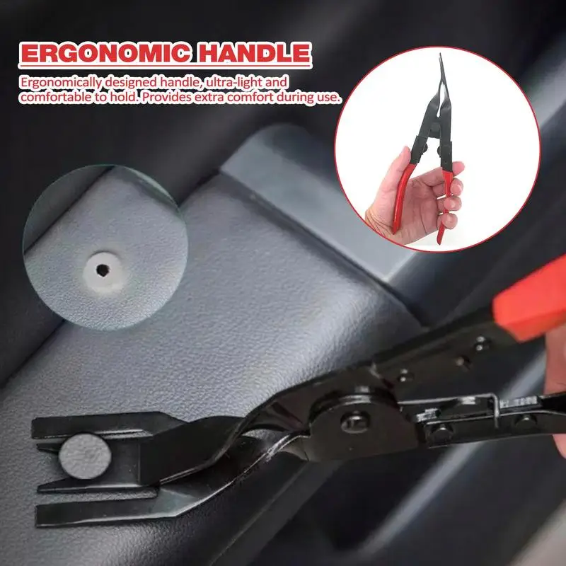 

Panel Clip Removal Pliers 2-Piece Car Light Pliers Tool Set For Plastic Rivet Buckle Removal & Rubber Buckle Screwdriver