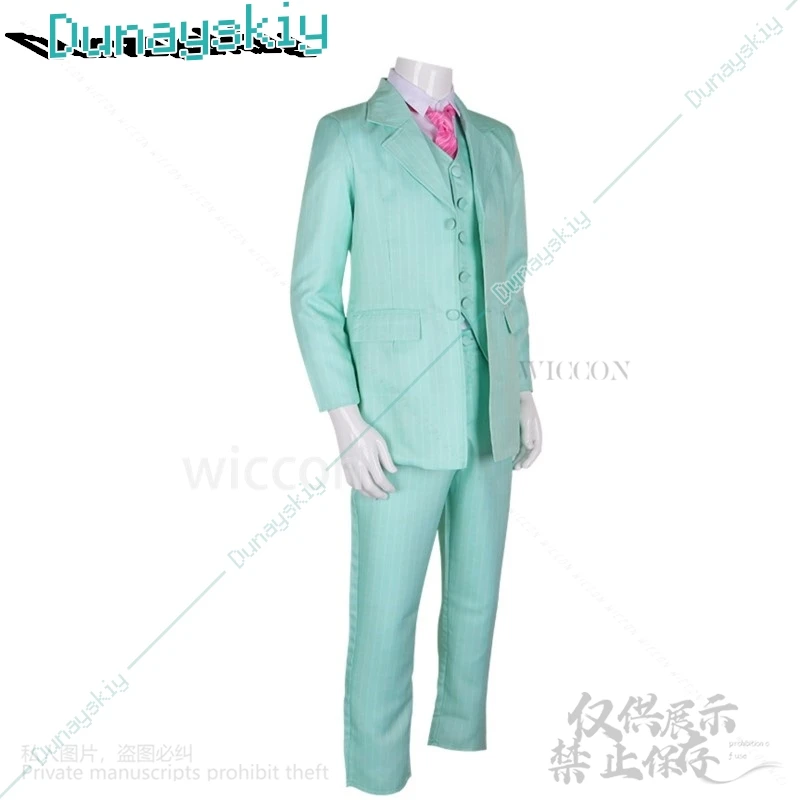 Аниме Токио Косплей Местители Риндо Хайтани Костюм Зеленая Униформа Пальто