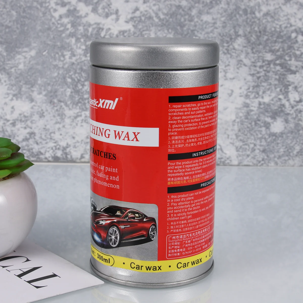 

1PC Scratch Wax Cleaning Portable Easy to Use Polishing Car Scratch Repair Wax for Automobile Vehicle