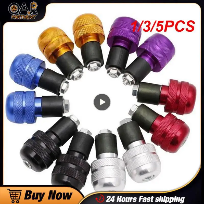 

1/3/5PCS Motorcycle Road MTB Bike Handlebar Hand Grips Bar End Plug 22mm Motor Handlebar Counterweight Grips Ends
