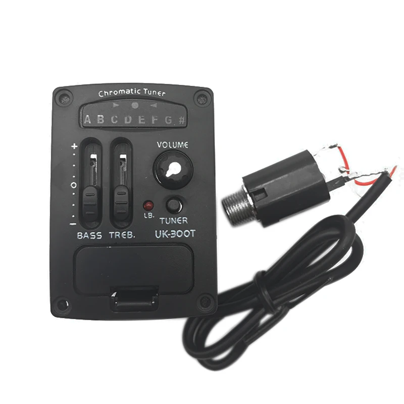 Cherub GU-3 акустическая укулеле система Preamp 2Band EQ для с хроматическим тюнером | Спорт