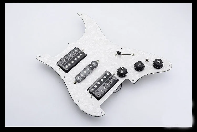 

Обновленный предпроводной набор HSH Pickguard, многофункциональный переключатель, черный LP звукосниматель альнико 7 Way Switch, сварочный жгут