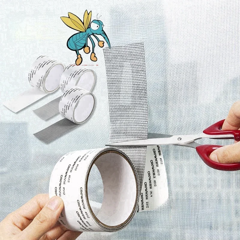 2 метра самоклеящаяся оконная сетка москитная ремонтная лента для экрана